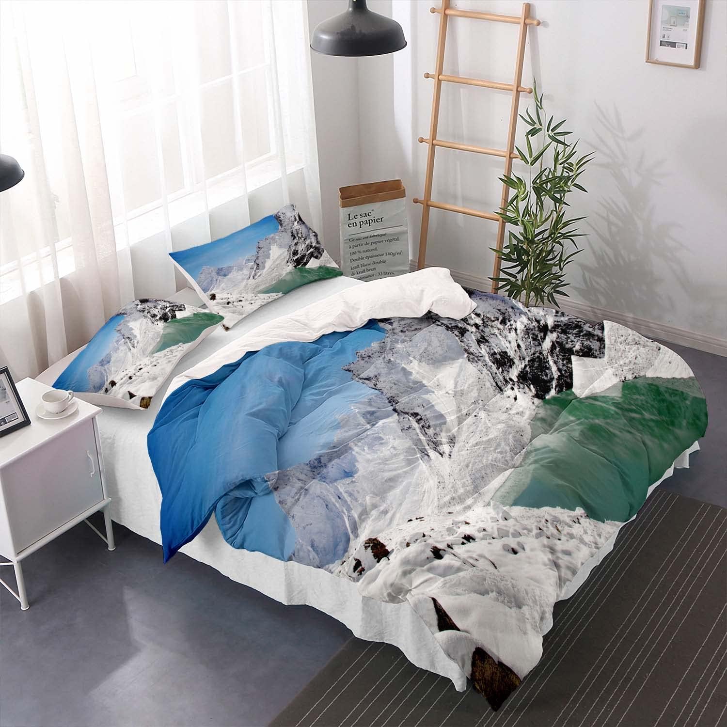 Set Copripiumino Una Piazza E Mezza 200x200 Jet Da Combattimento Blu - Biancheria Da Letto In Microfibra 120g/m² Con Cerniera E 2 Federe 50x80 Cm - 5