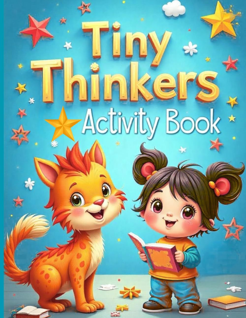 Tiny Thinkers Activity Book: Matching – Coloring – Counting – Tracing | 40 Fun & Colorful Pages