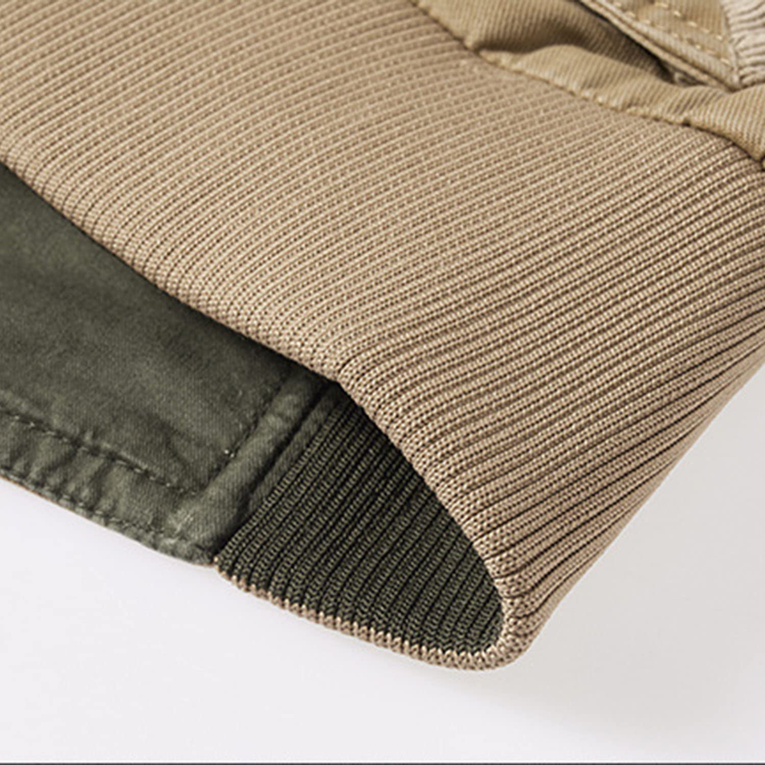 Chaleco para Hombre Sin Mangas Chaleco De Cuello Alto Chaleco con Multibolsillos Chaqueta Casual para Exteriores para Pesca Fotografía Viajes