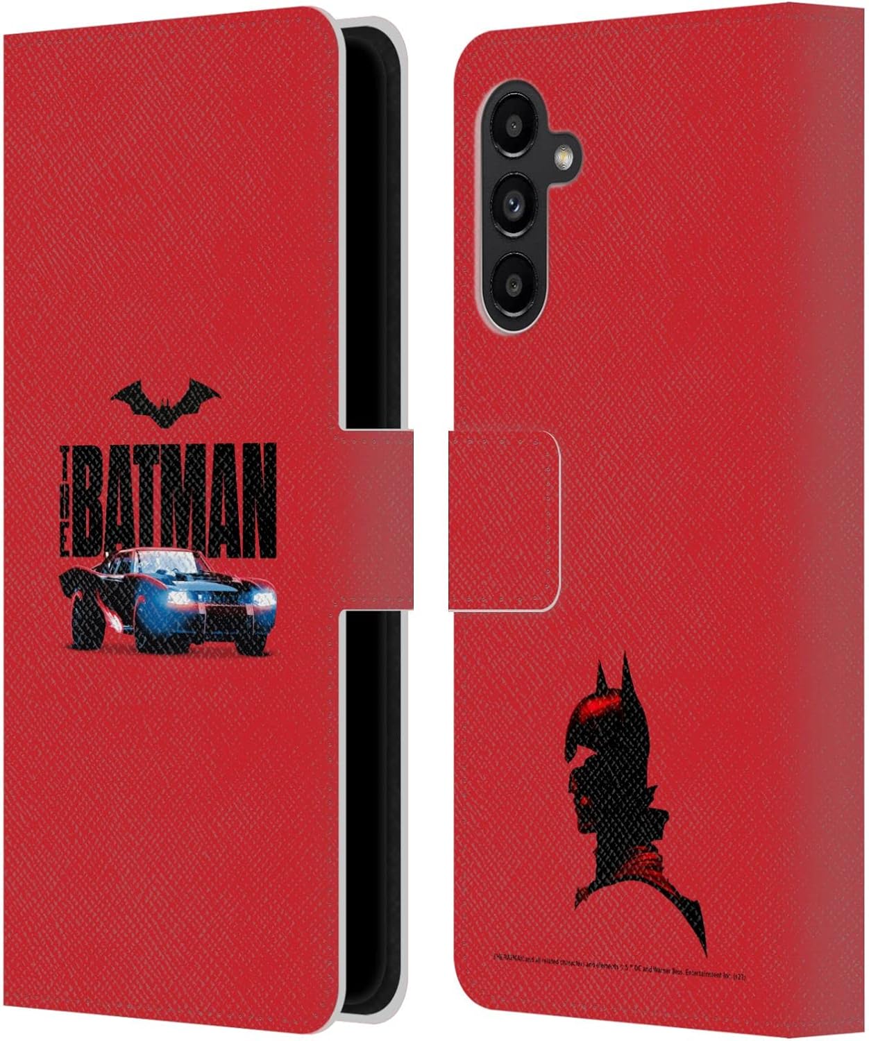 Head Case Designs Officially Licensed The Batman Teaser Poster Neo-Noir Graphics Leather Wallet Case Compatible with Samsung Galaxy A13 5G (2021)