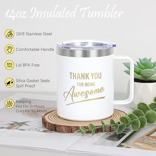 Miniatura 3 de Regalos de agradecimiento para mujeres, 8 cestas de regalo de agradecimiento a los empleados para mujeres, regalos de agradecimiento para compañeros