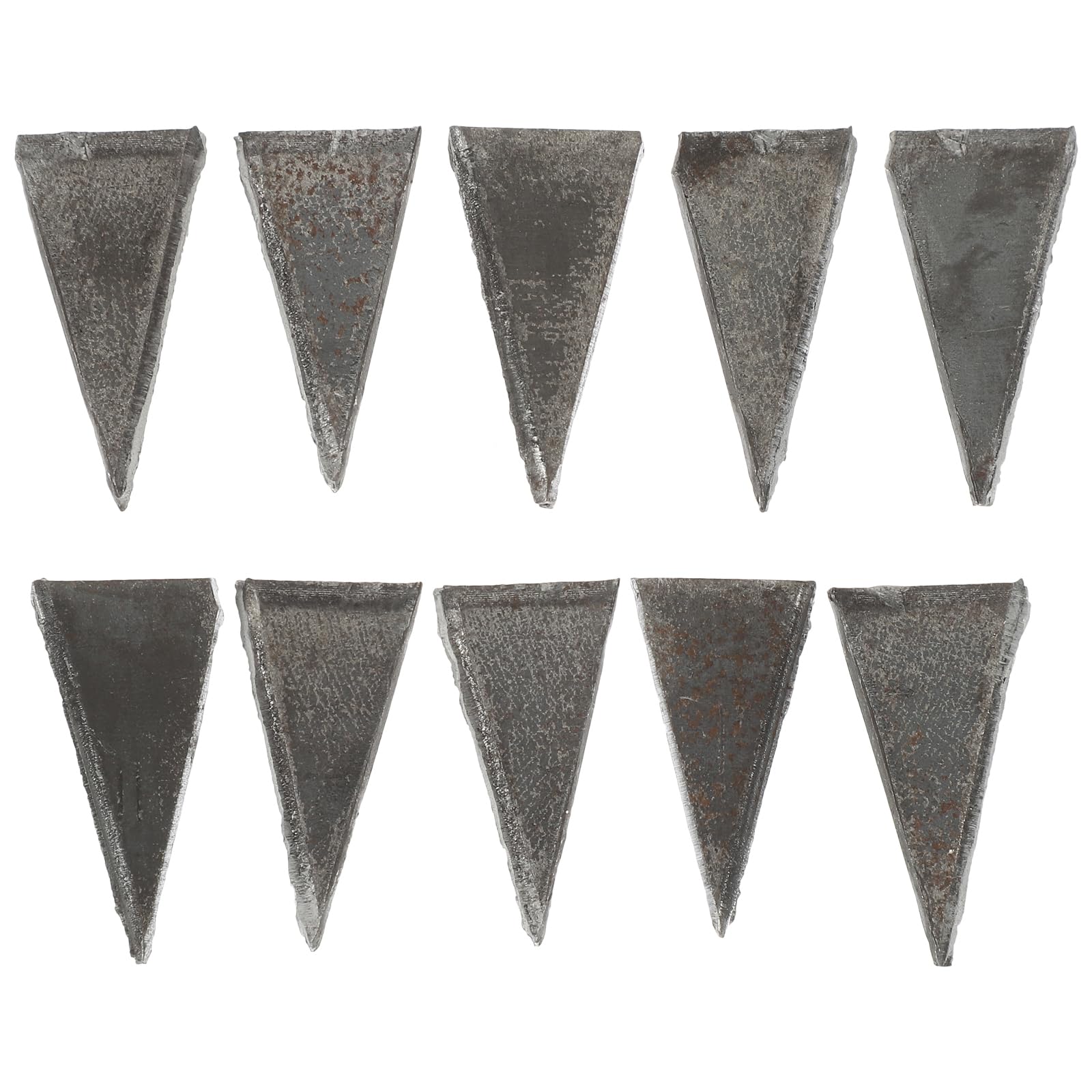 Cales triangulaires acier ondulé DOITOOL anti jeu pour fixation manche bois de marteau