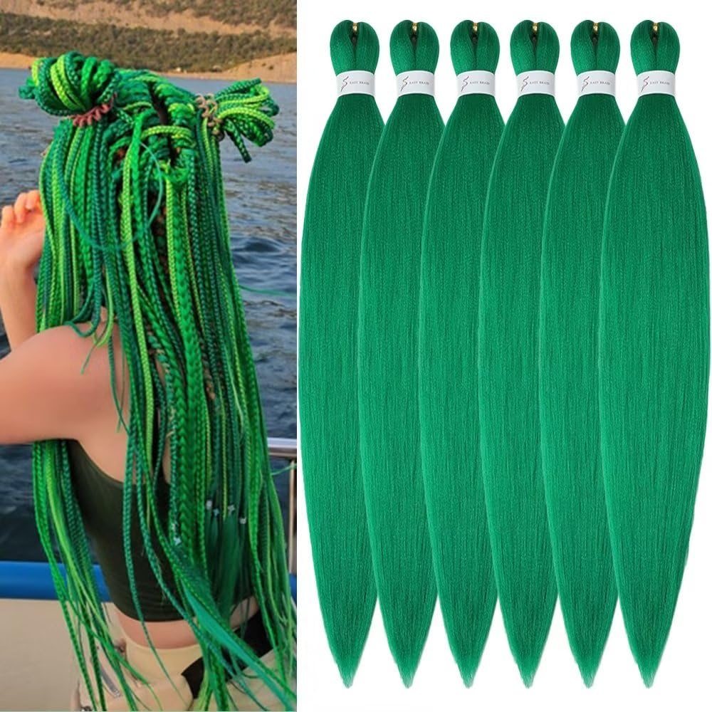 YDDM Capelli Per Treccine Africane Rosa Extension Treccine Texture Yaki Easy Install per Principianti 20 Pollici 3 Pezzi Capelli Leggeri e Naturali per Box Braids, Twist e Crochet — view 51