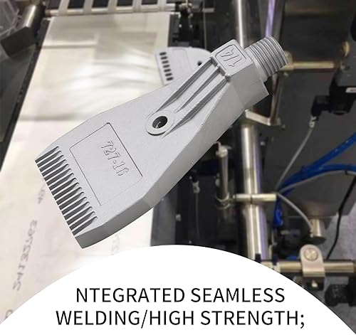 Miniatura 4 de Aopin Boquilla plana de acero inoxidable rosca macho 14 "BSPT boquilla de gas de un solo agujero, cuchillo de aire, boquilla de soplado de polvo de