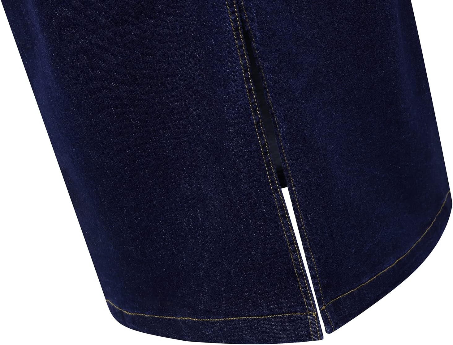 Women's Maxi Pencil Jean Skirt- High Waisted A-Line Long Denim Skirts for Ladies- Blue Jean Skirt - Image 6