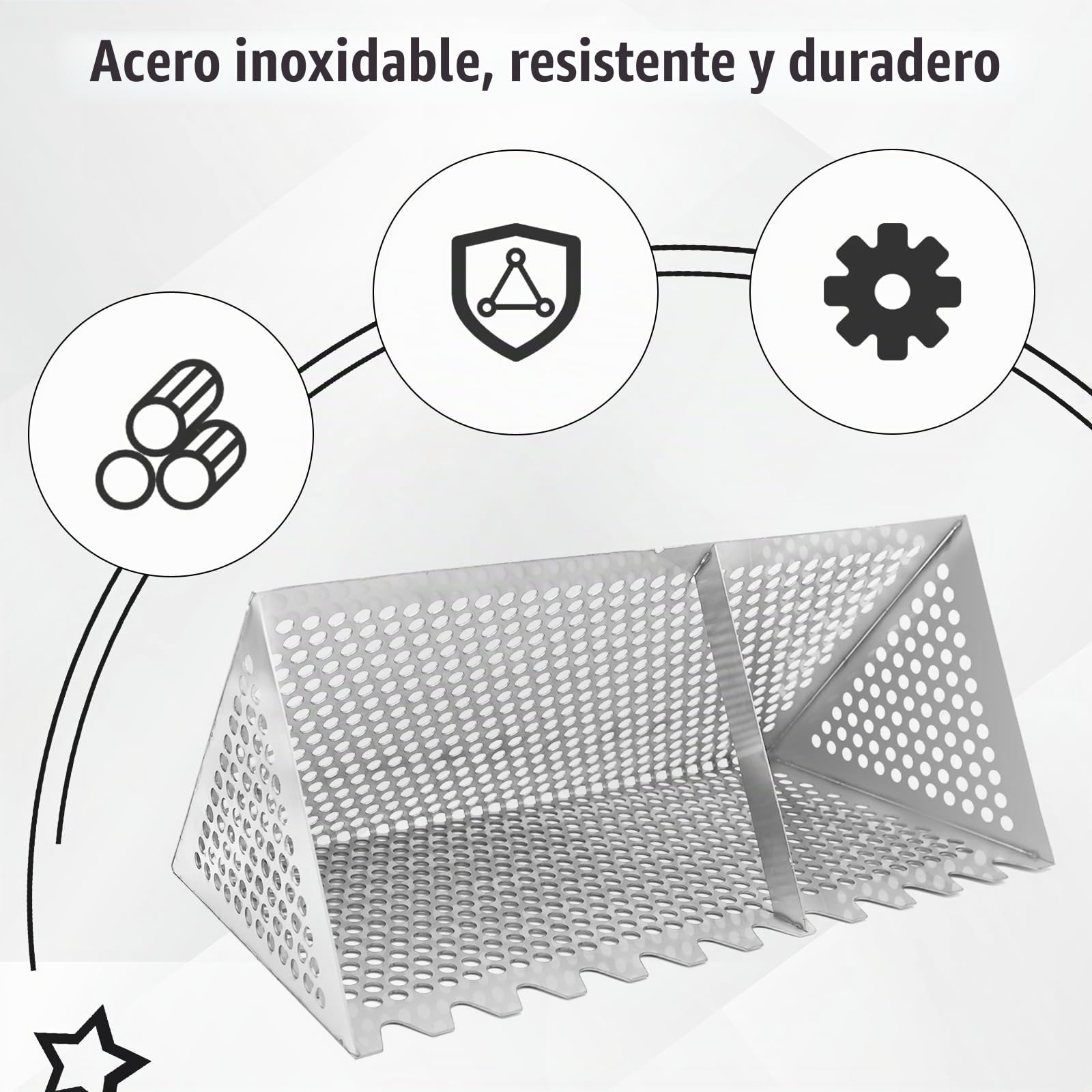 Rastrillo de pulgas de Arena Durable, fácil de Instalar, Dientes Afilados, Cesta Ancha, Herramientas Desmontables prácticas