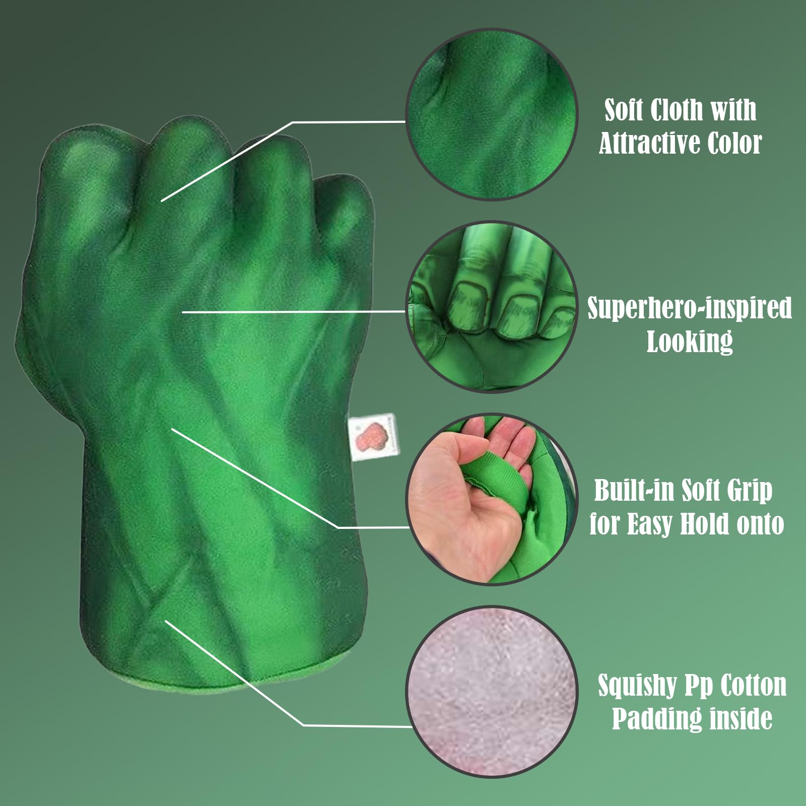 Gants de Boxe Enfant, Gants en Peluche Doux, et Jouet Amusant, pour garçons pour Cosplay Enfant, Douce, Cadeau de Noël, d'halloween et d'anniversaire