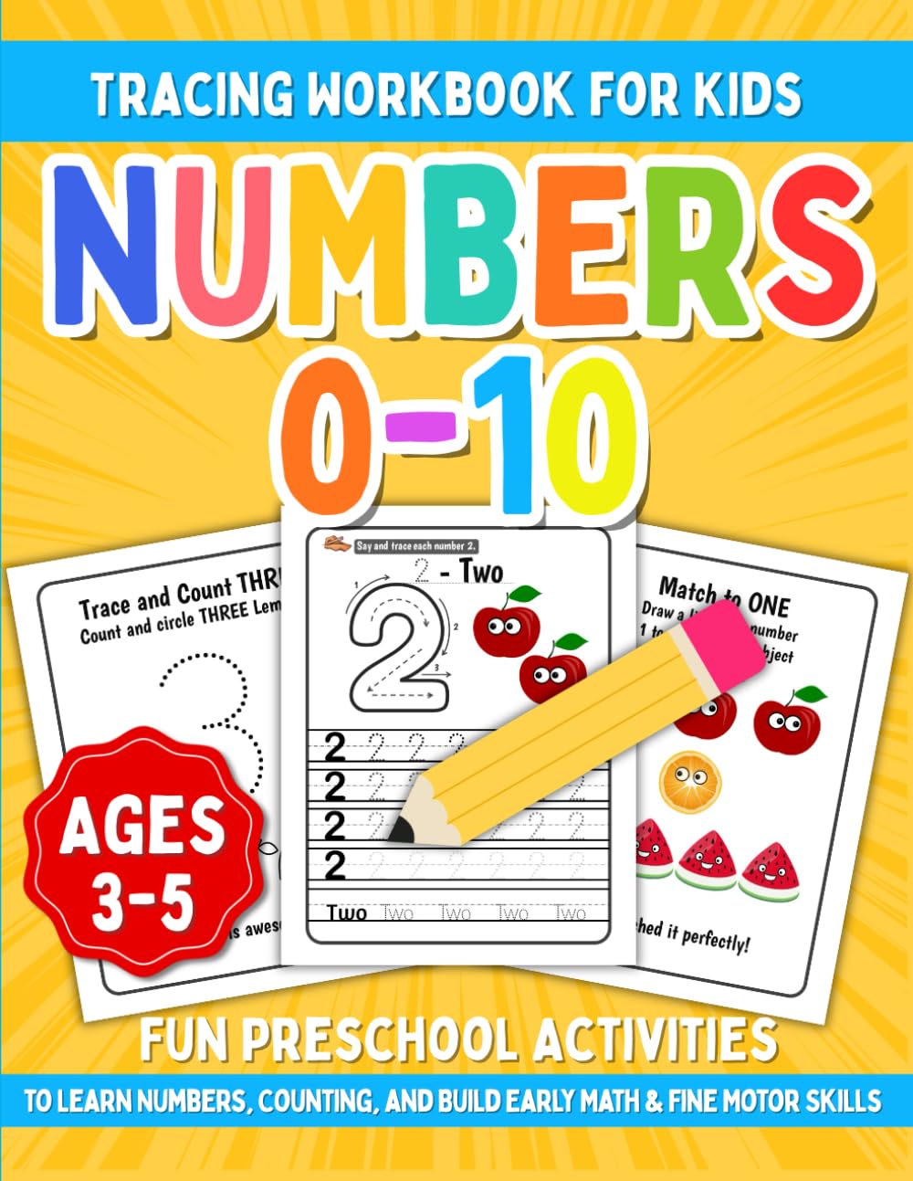 Numbers 0–10 Tracing Workbook for Kids Ages 3–5: Fun Preschool Activities to Learn Numbers, Counting, and Build Early Math & Fine Motor Skills (Lolo Coy Preschool Series)