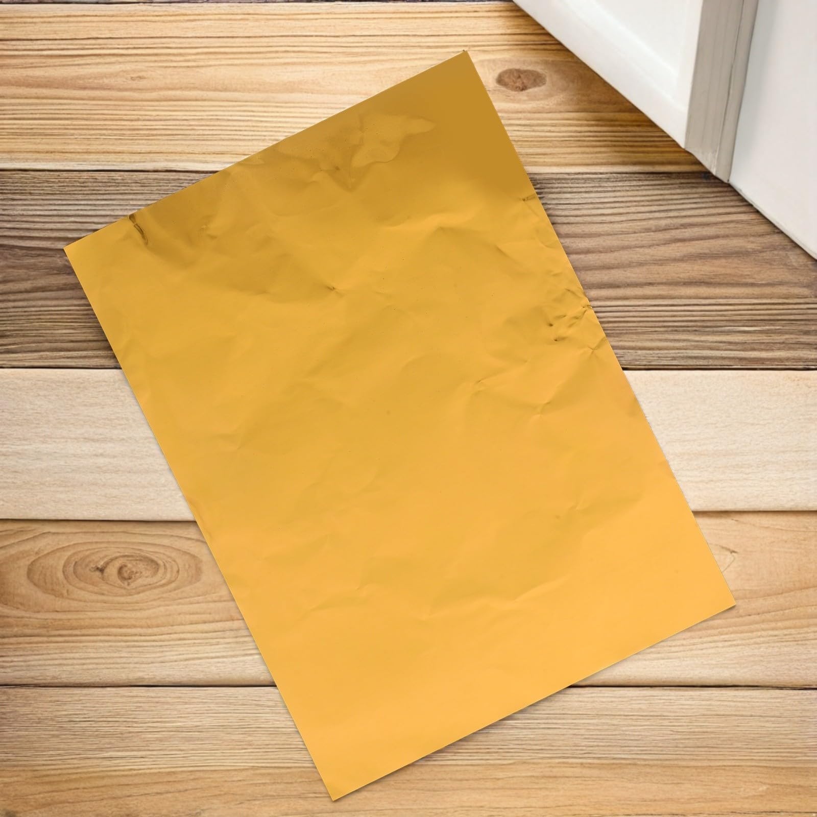 2 Set Foglia Laminata Oro per Arte e Decorazioni Natalizie, Lucida