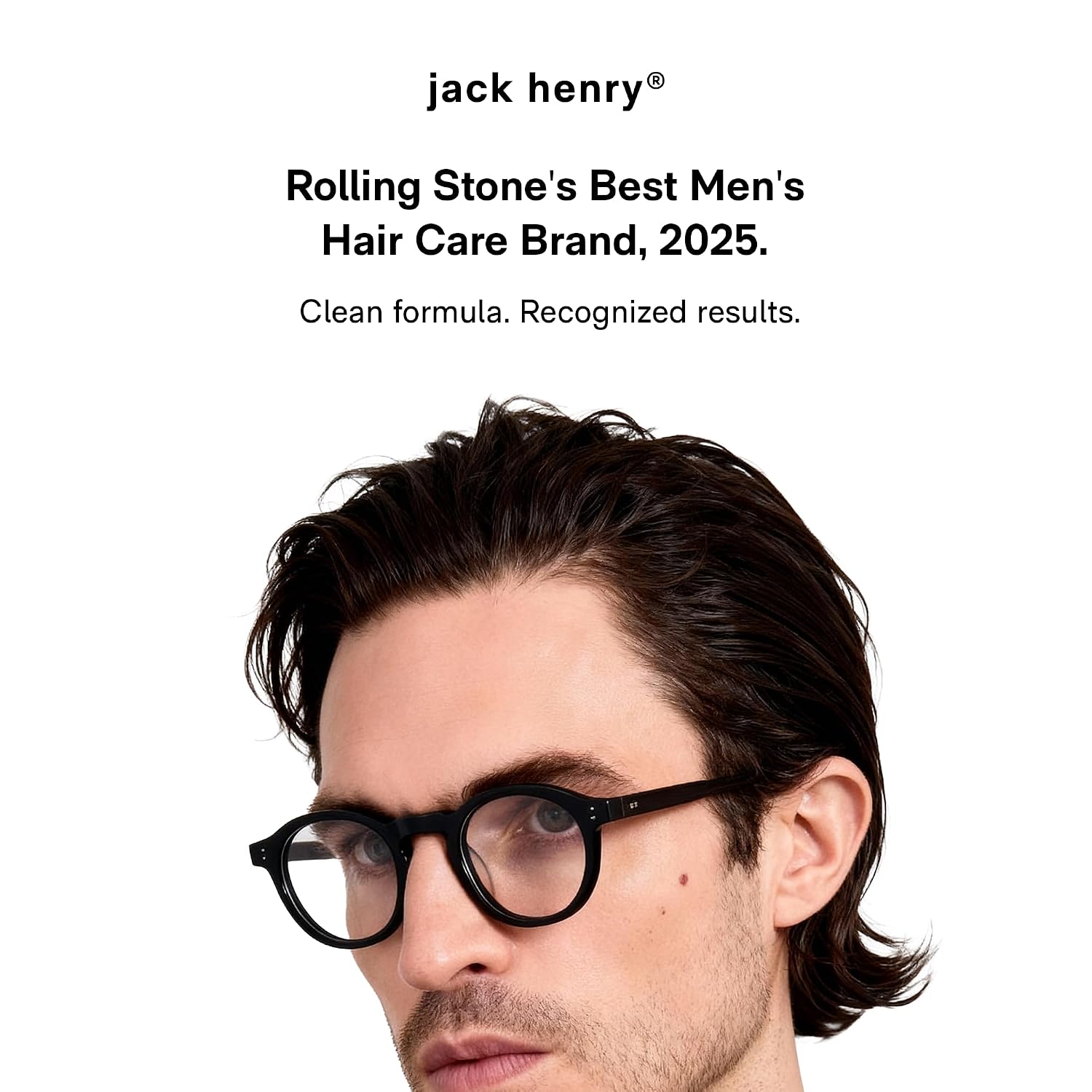 Jack Henry Hair Paste for Men - Natural Finish, Light Hold, Subtle Shine - Natural Plant Based Formula for All Hair Types - Petroleum Free for Non-Greasy Hair Texture - Unscented (1.69 oz)