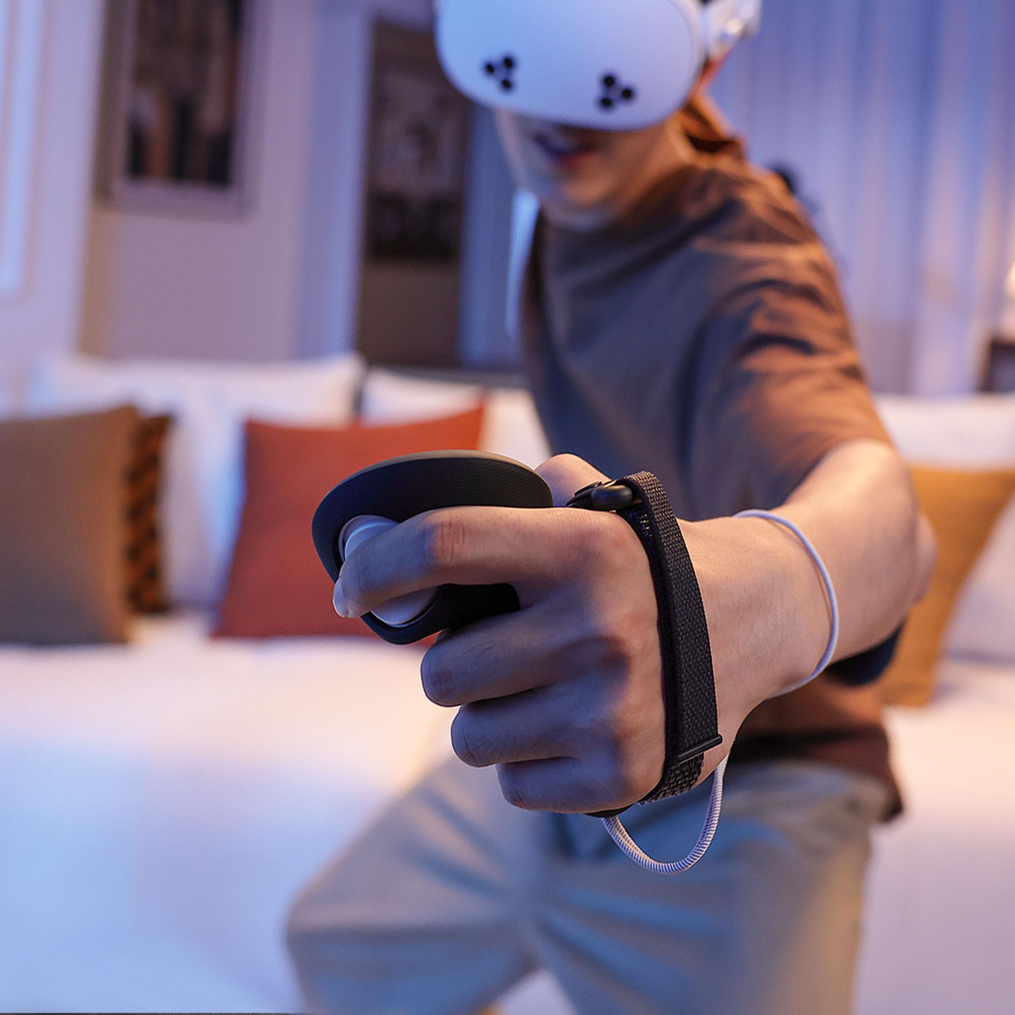 KIWI design G4 Pro Poignées de Manette Compatibles avec Meta Quest 3/3S, Accréditées par Meta
