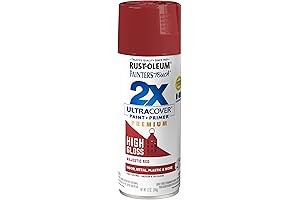 Painter's Touch 2X Ultra Cover Rust-Oleum Spray Paint For Metal, Majestic Red
