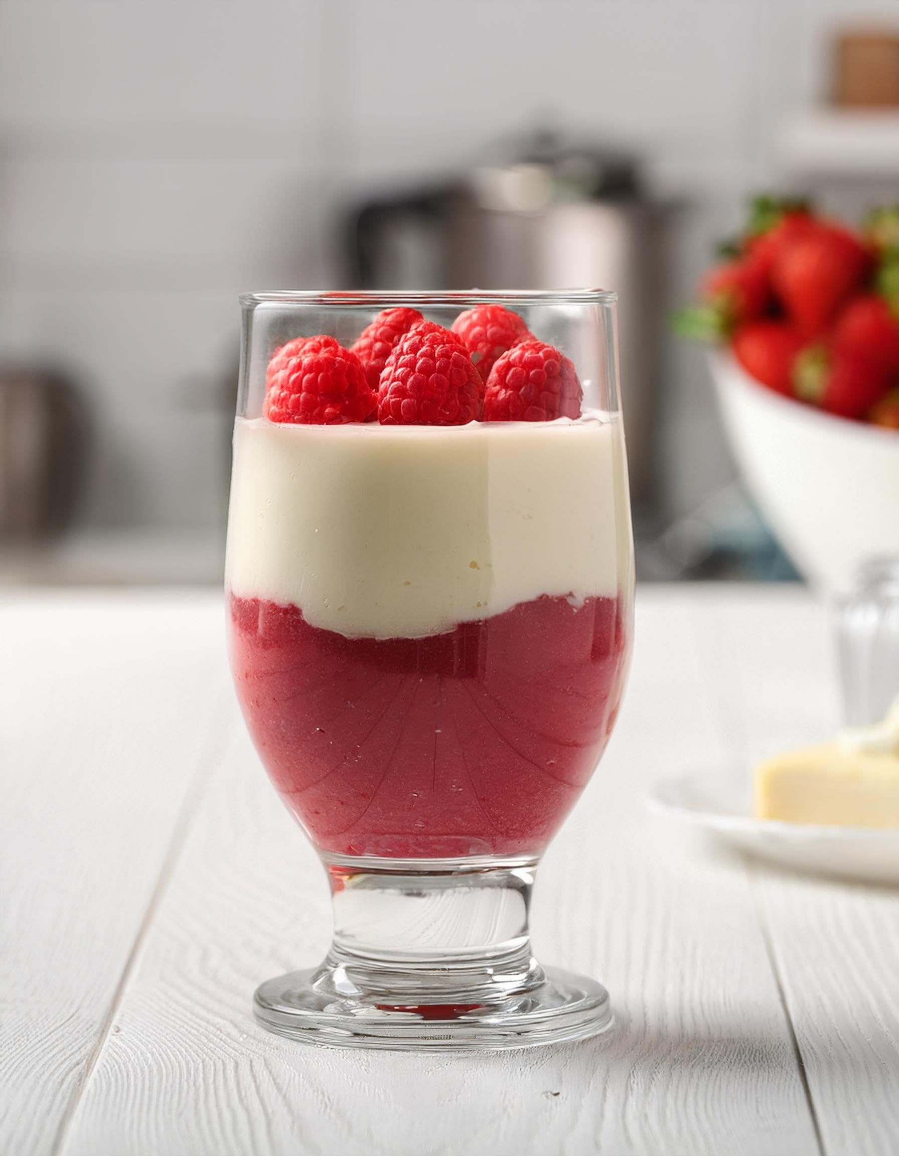Service Dessert Chic Moderne Glasmark KROSNO 1992 Lot De 6 Coupes À Glace En Verre Transparent Coupes À Dessert Cannelées 270 Ml Verrines élégantes Lave Vaisselle