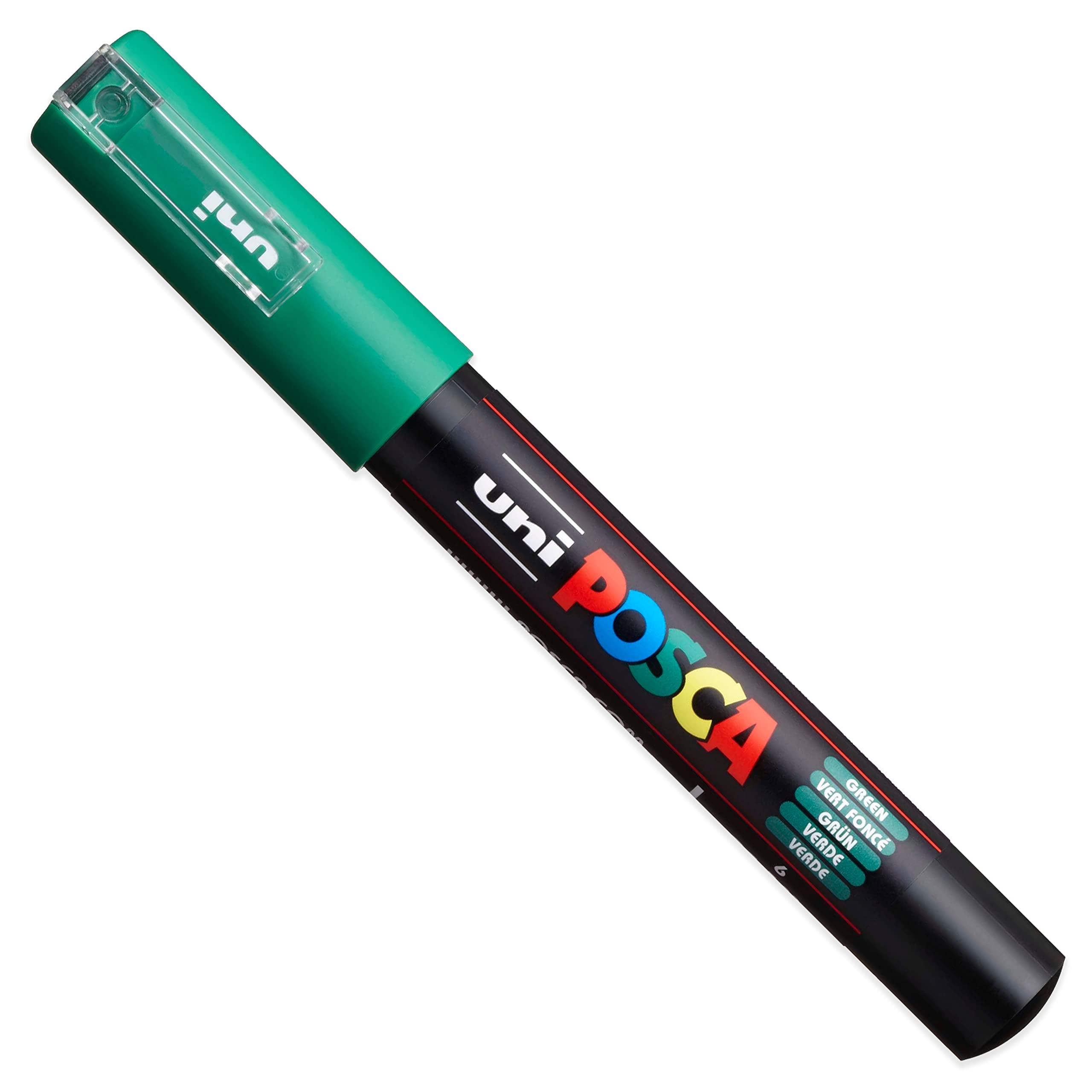 Posca Lot de 12 marqueurs professionnels PC-1M pour peinture - Noir et blanc inclus