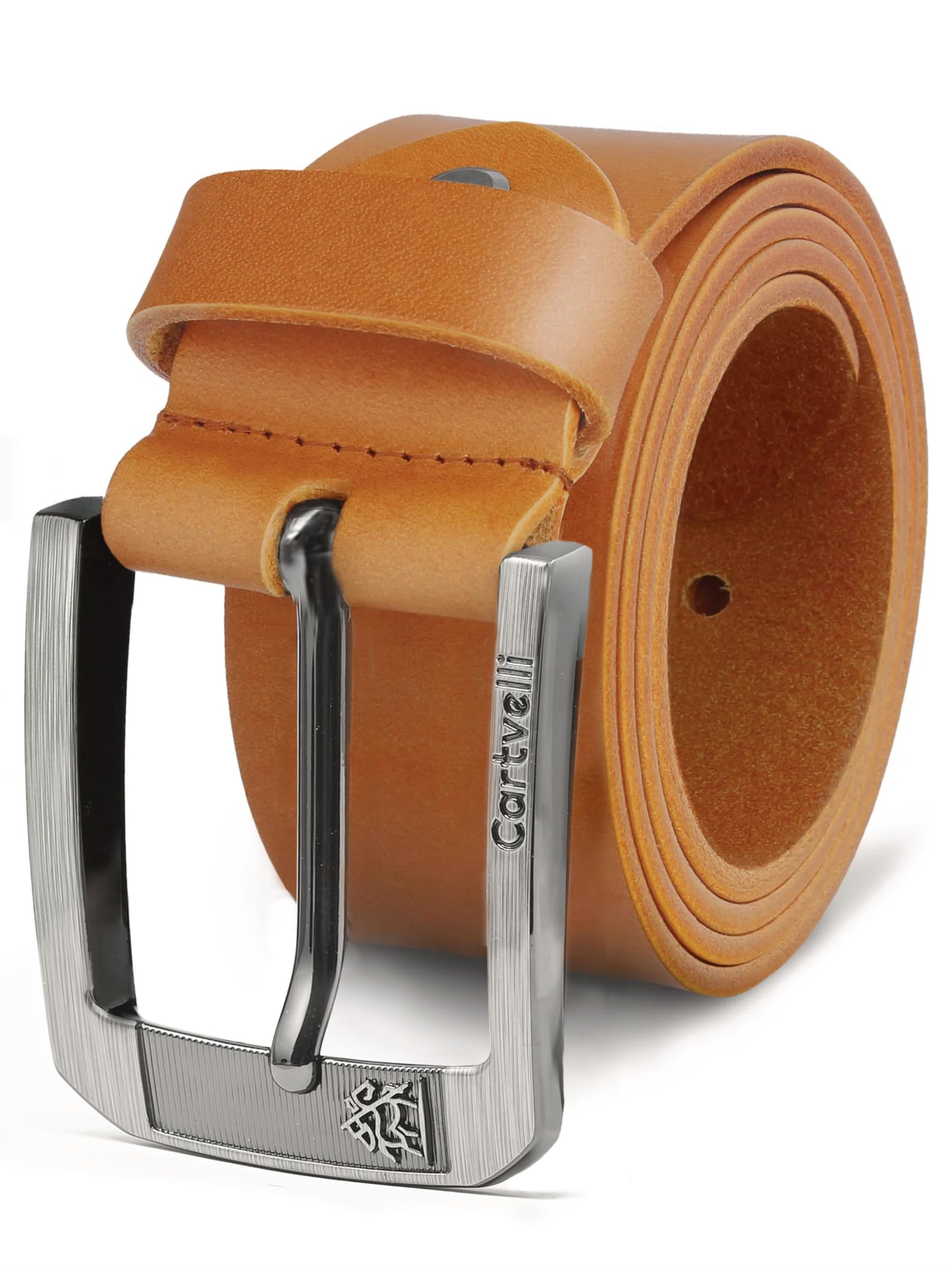 Premium Ledergürtel Herren Made in Italy mit Geschenkbox Echt-Leder Herrengürtel Vollleder Jeansgürtel breiter Leder Gürtel 40mm Gürtel kürzbar