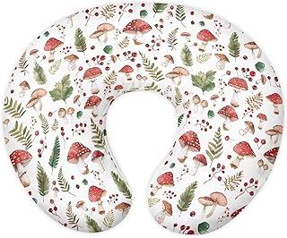 Nursing Pillow Cover Mushroom Breastfeeding Pillow Slipcover for Baby Nursing Pillow Cover Cuddle Pillow Slipcover Soft Nursing Pillow Protective Baby Feeding Baby Essentials