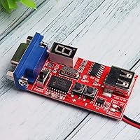 Vista 5 de Comimark 2 unids VGA generador de señal LCD pantalla probador 7V-12V entrada de energía