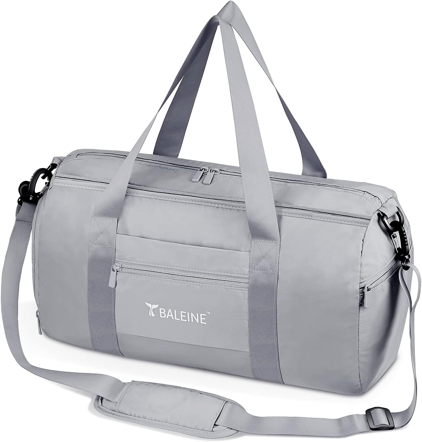 BALEINE Gym Bag for Women and Men, Small Duffel Bag for