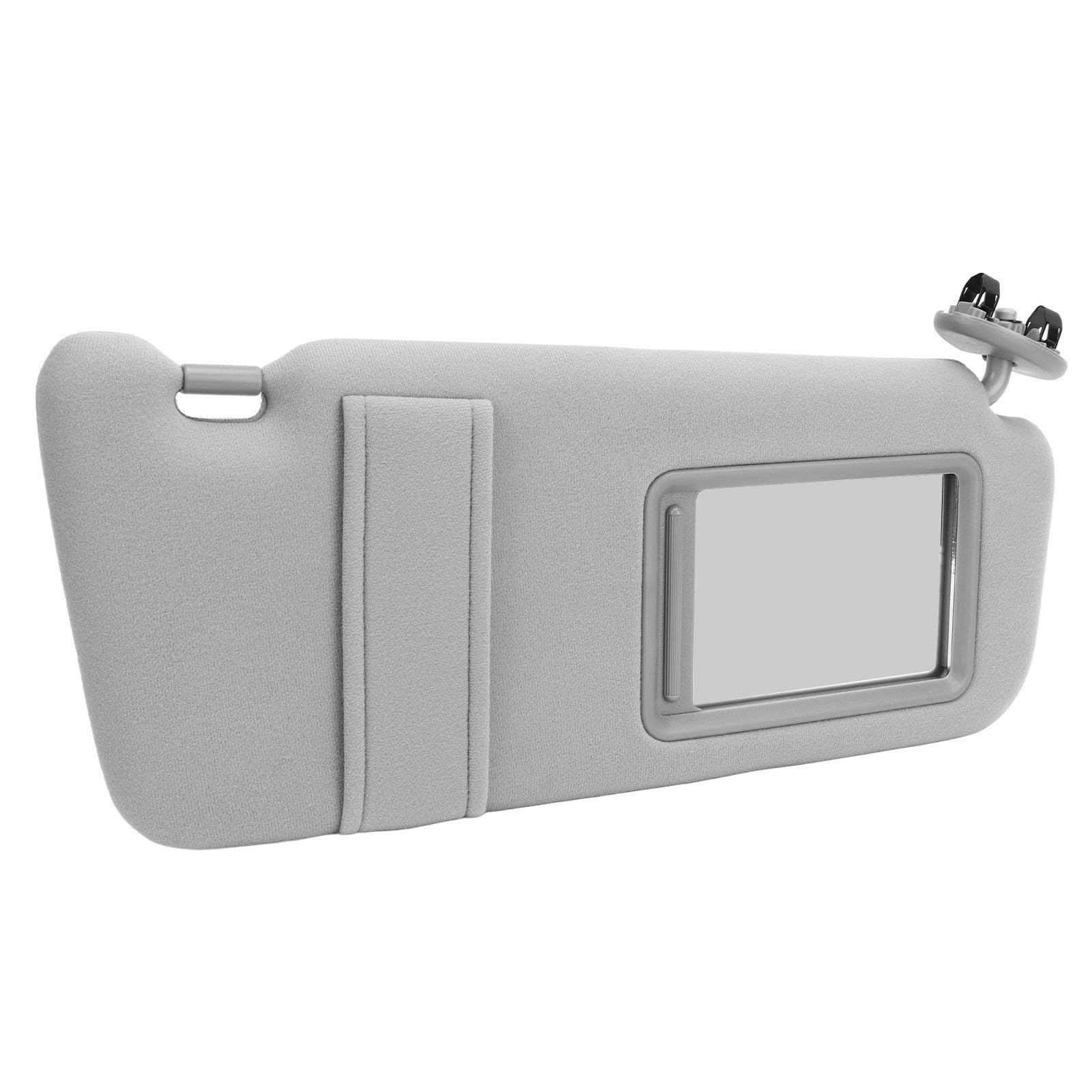 Generic 2007-2011 pour Pare-Soleil Absorbant la Lumière, 1 Paire de Pare-Soleil Gris avec Miroir pour côté Conducteur Gauche