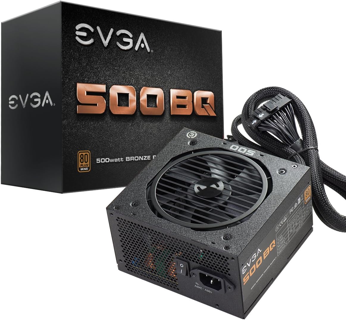 110-BQ-0500-K1, 500 Bq, 80+ Bronze 500W, Semi Modular, FDB Fan, 3 Year Warranty, Power Supply