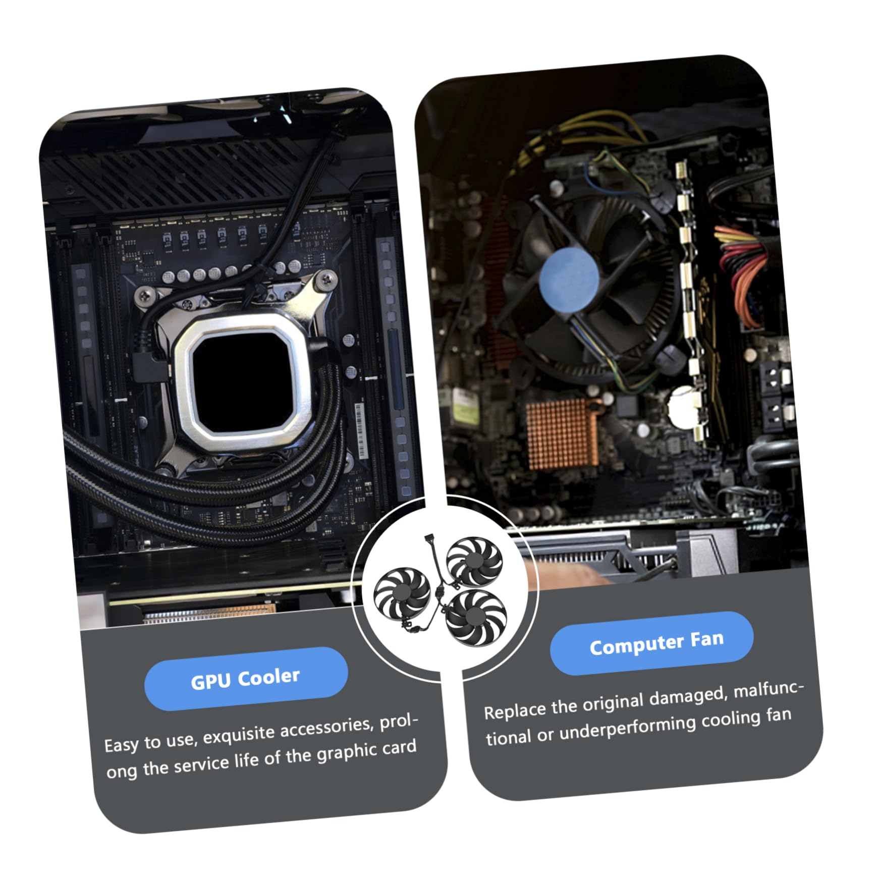 Mipcase Dissipatore Gpu Ad Aria Per Computer Compatibile Cfud Di Raffreddamento Resistent Corrosione Deformazione Della Pasta Termica Per Dissipare Rapidamente Calore
