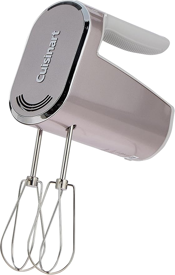 Cuisinart RHM100U Cordless Power Hand Mixer, Silver, 5 Speeds, Stainless Steel Beaters Amazon