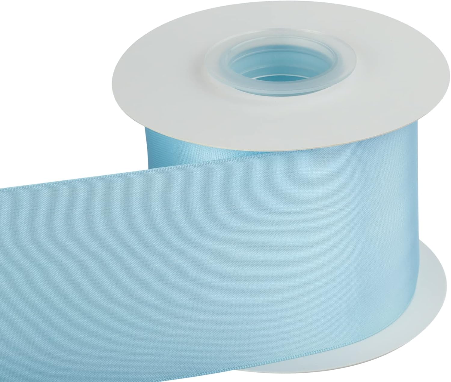 Double Faced Satin Ribbon, 75mm X 22M, Solid Polyester Craft Ribbon, Perfect for Gift Wrapping Crafts - Image 3