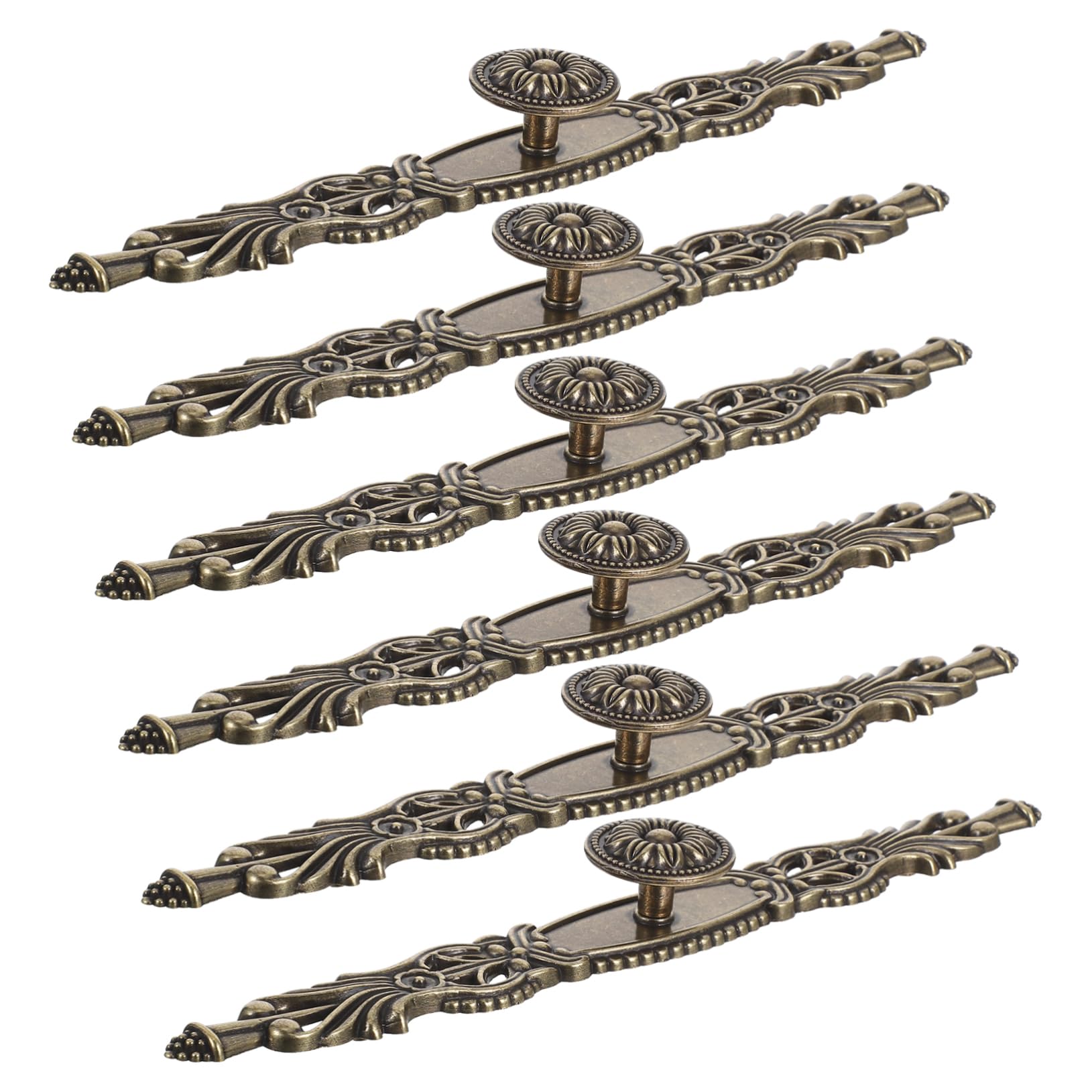 Tiradores vintage para muebles antiguos SHINEOFI, manijas retro de aleación de zinc para armarios