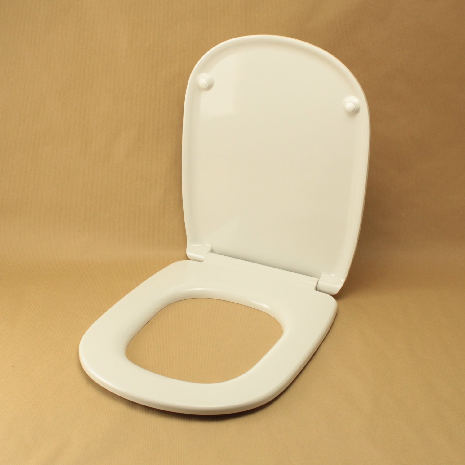 Copriwater per POZZI GINORI 500 TERRA/SOSPESO TERMOINDURENTE BIANCO cerniera inox normale o rallentata soft close
