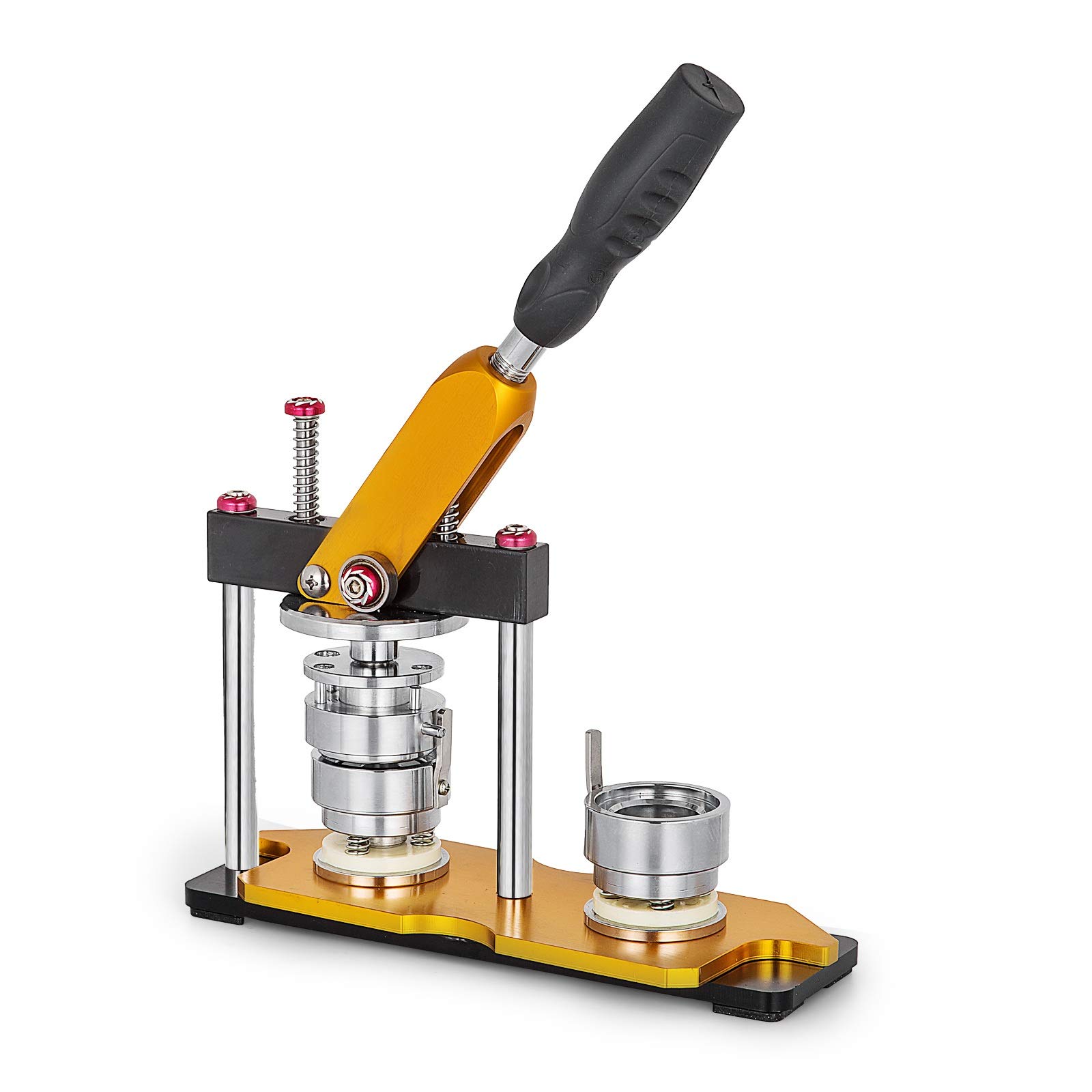 Machine bouton badge 44mm rotative avec 100 kits complets