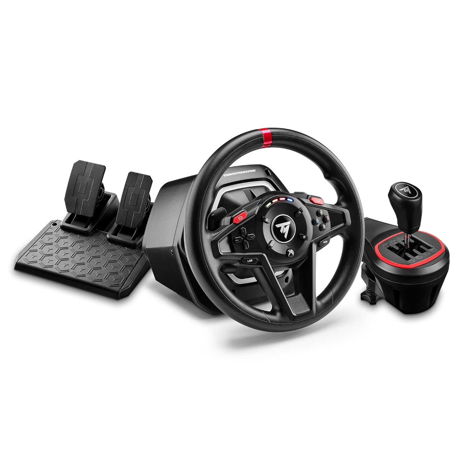 【Xbox公式ライセンス商品】Thrustmaster スラストマスター T128 Shifter Pack XBOX T128レーシングホイール+TH8Sシフター セット Xbox Series X|S/PC対応 国内正規品