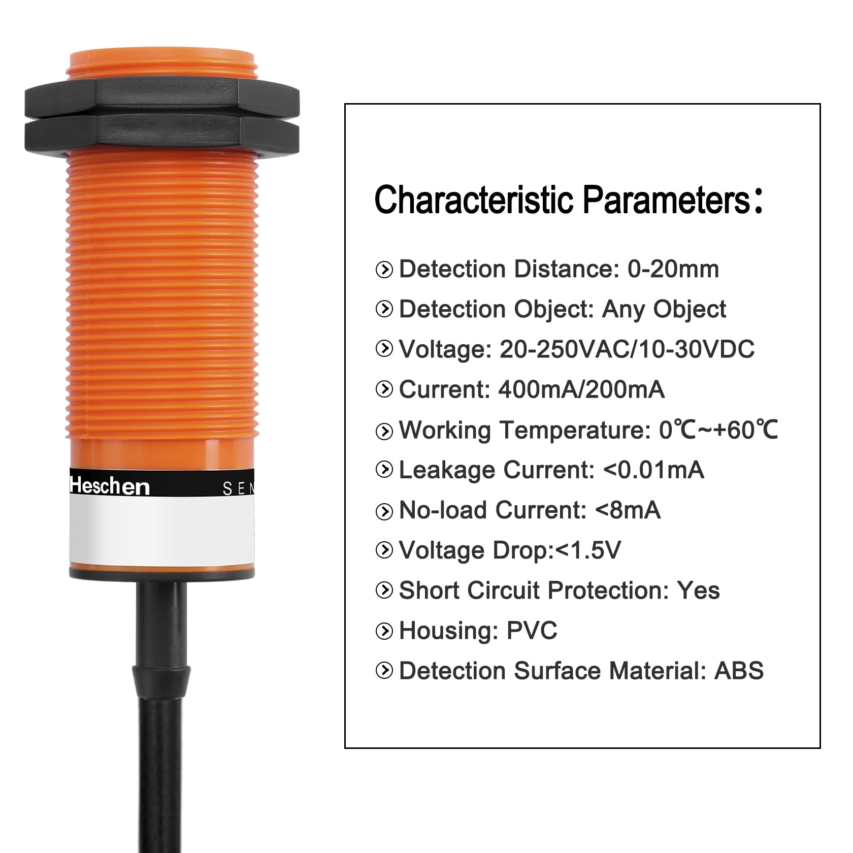 Sensore Di Prossimità Capacitivo M18 | Interruttore Senza Contatto | Rilevamento 1-5mm - Foto 2