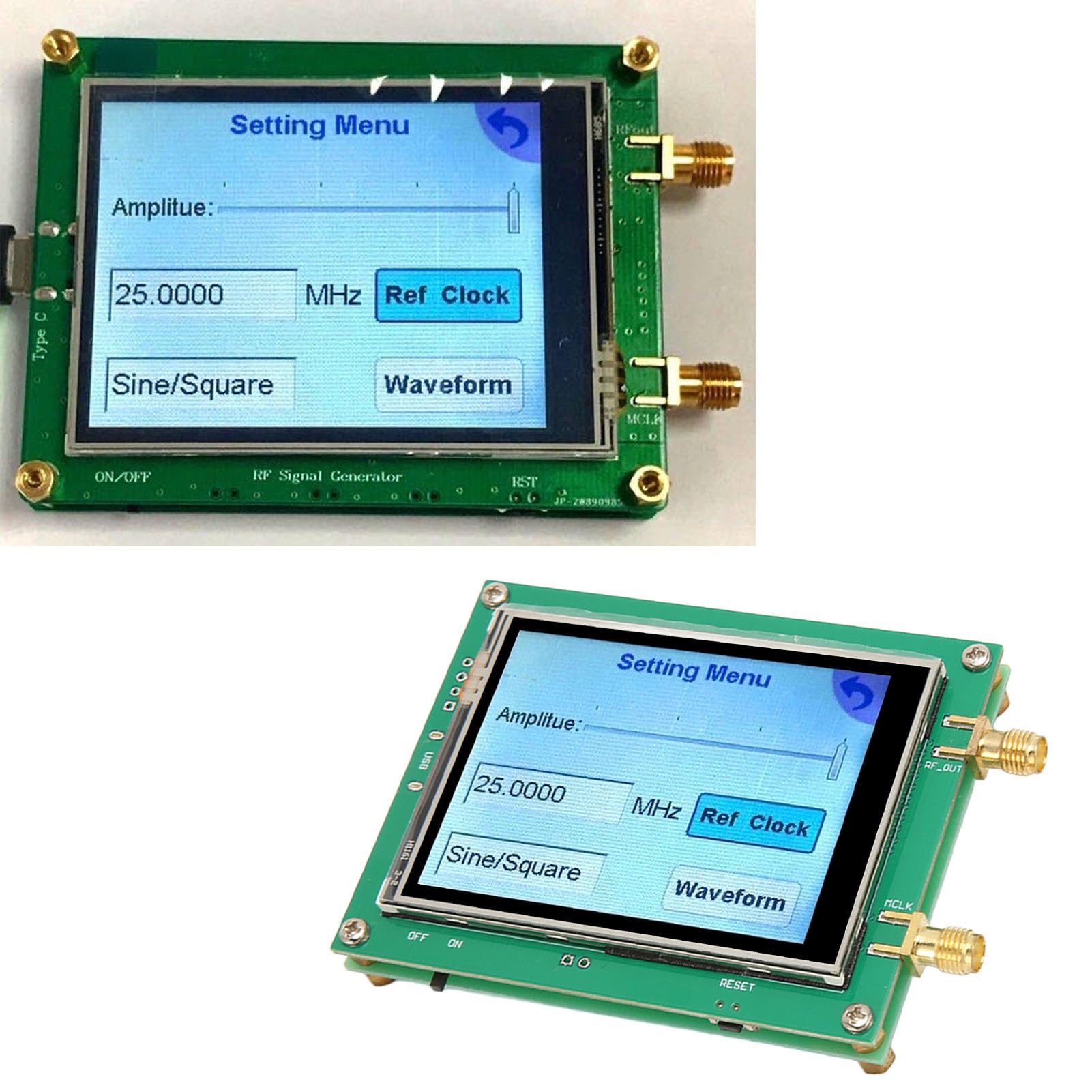 Aramox Fuente de Señal RF, Pantalla Táctil de 2.8 Pulgadas