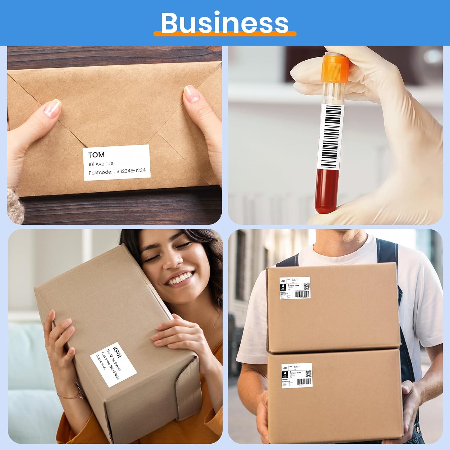 12 Rolls Compatible with Brother DK-22223/DK-2223 (2 in x 100 ft) Continuous Shipping Address Labels Replacement Refills QL-800 QL-820 QL-810 QL-1110 QL Label Printer