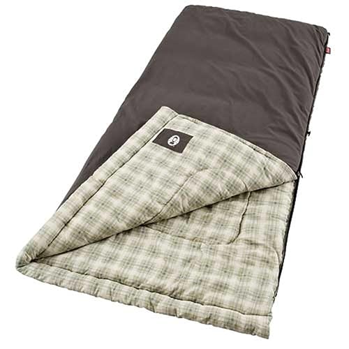 Coleman Heritage Big & Tall 10°F Flannel Sleeping Bag