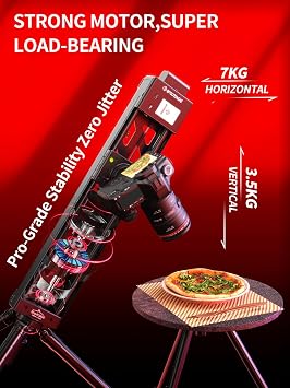IFOOTAGE Shark Nano II 660 Motorized Camera Slider 26 for Phone Camera | Multi-Axis Pan Slider for DJI RS 2/RS3 Pro/RS 4/RS 4 Pro Gimbals, 360 Panoramic, 6 Modes, 15.4lb Payload