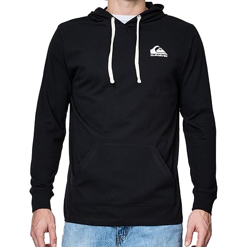 Quiksilver Hoodies for Men, Big and Tall Jersey Pullover Lightweight