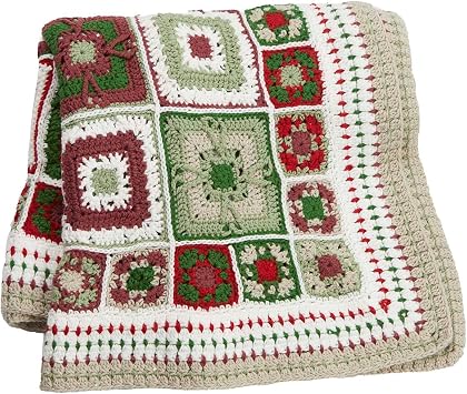 Herrschners Merry Mistletoe Afghan Crochet Kit
