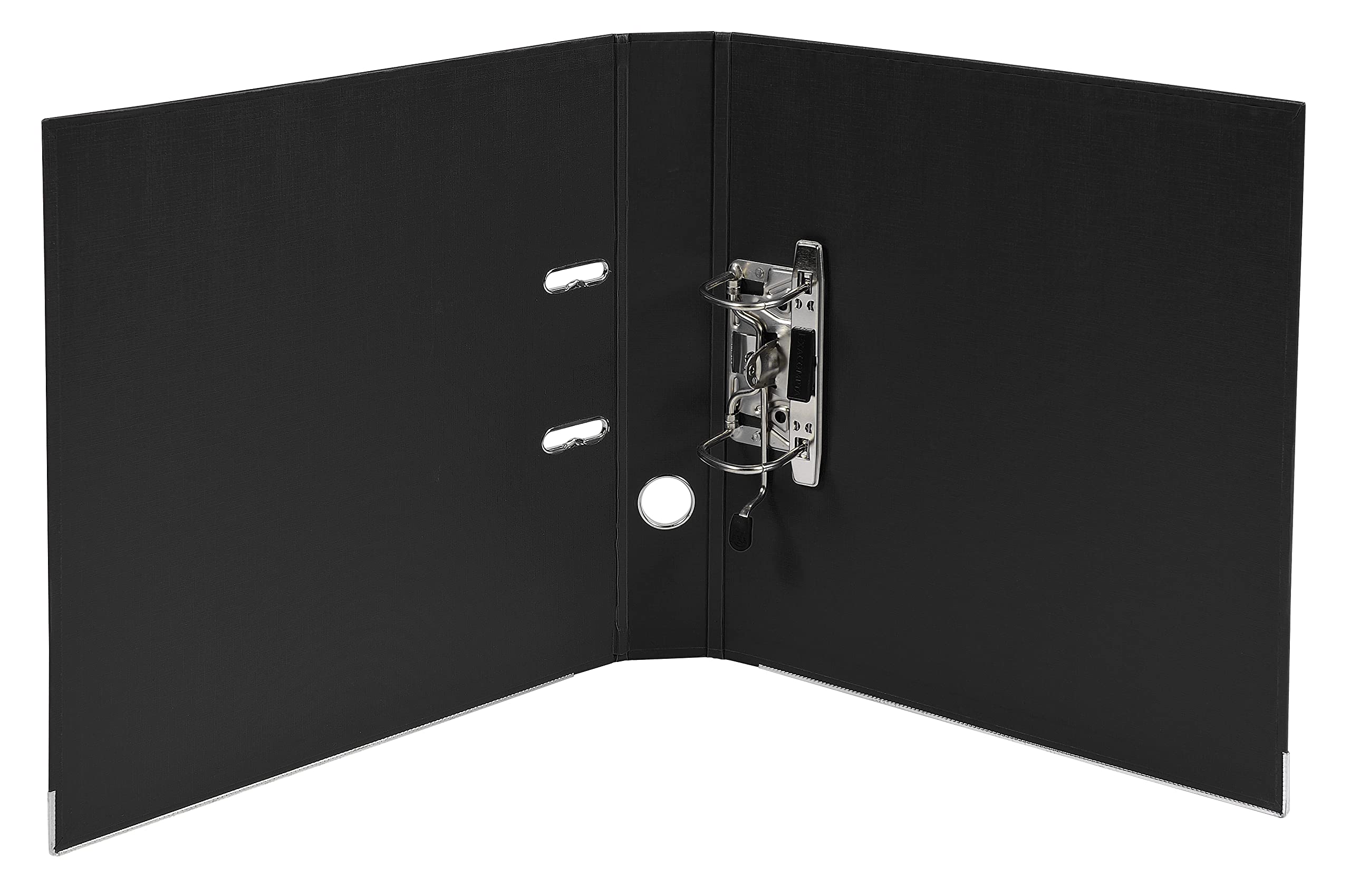 Exacompta - Réf. 53141E - Carton de 10 classeurs à levier A4 MAXI Prem'Touch - Dos 50 mm - Mécanique 55 mm - Dimensions extérieures : 32 x 30 x 5 cm - Format à classer A4 maxi - Coloris : Noir