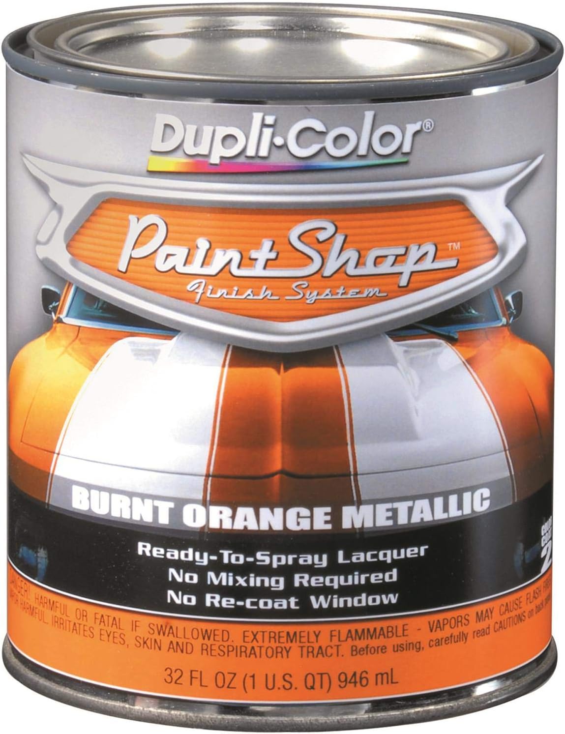 Dupli-Color Paint Shop Finish System, Burnt Orange Metallic, 1 Quart