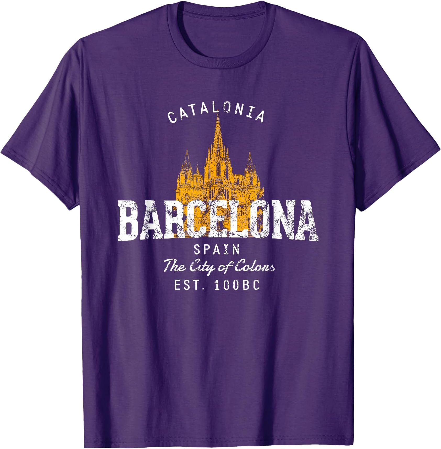 Retro Barcelona Spain Vintage T-Shirt