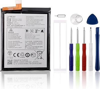 Replacement Battery TLP043F1 Compatible with TCL 10 5G with Tools | Compatible with TLP043F1,TLP043E7 Battery