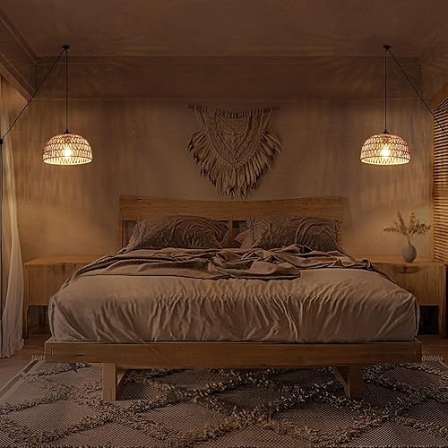 Miniatura 2 de DEC LUCE DECOLUCE LIGHTING Lámpara colgante de ratán rústico