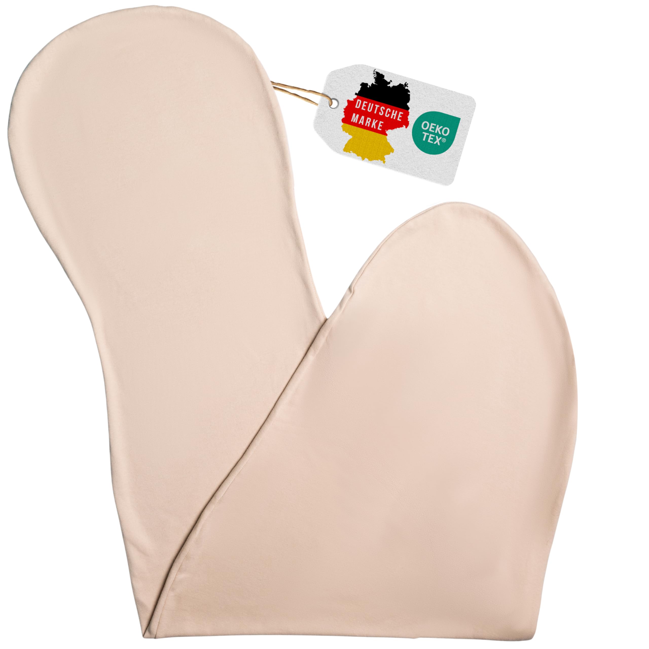 Opanoli® Ergonomisch zijslaapkussen, ontlast schouders, rug en heupen, individueel te vullen, voor alle zijslapers en zwangere vrouwen, 100% katoen, wasbaar en Oeko-Tex (grijs