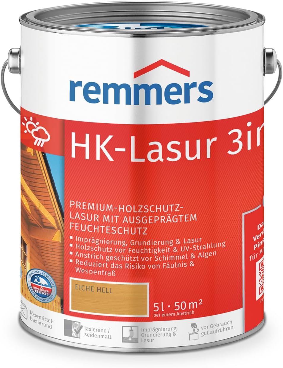 Remmers HK-Lasur 3in1 [plus] Anthrazitgrau 2,5 L