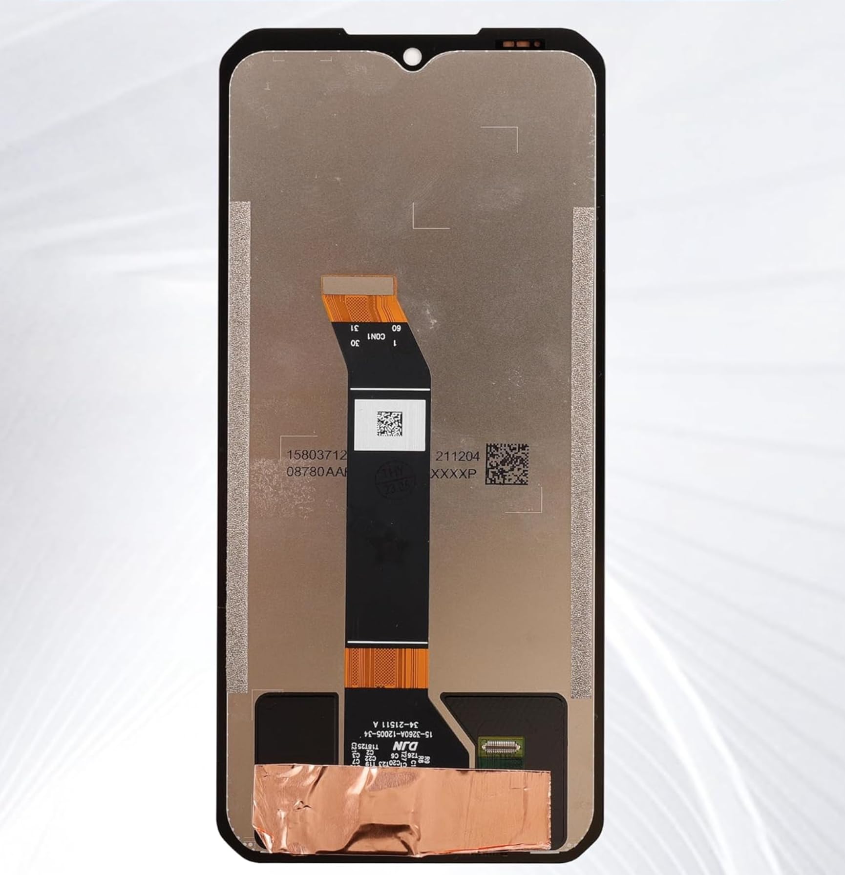 Audiosystem Display Lcd Schermo per Doogee V30 / V30T / V30 Pro/V-Max Vetro Touch screen - Ricambio pari all'Originale Riparazione Monitor Ricambio Nero