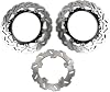Arashi Front Rear Brake Disc Rotors for BMW S1000RR 2009-2018 S1000R 2014-2017 NAKED 2014-2018 Motorcycle Replacement Accessories S 1000 RR R S1000 1000RR 1000R Black 2011 2012 2013 2015 2016