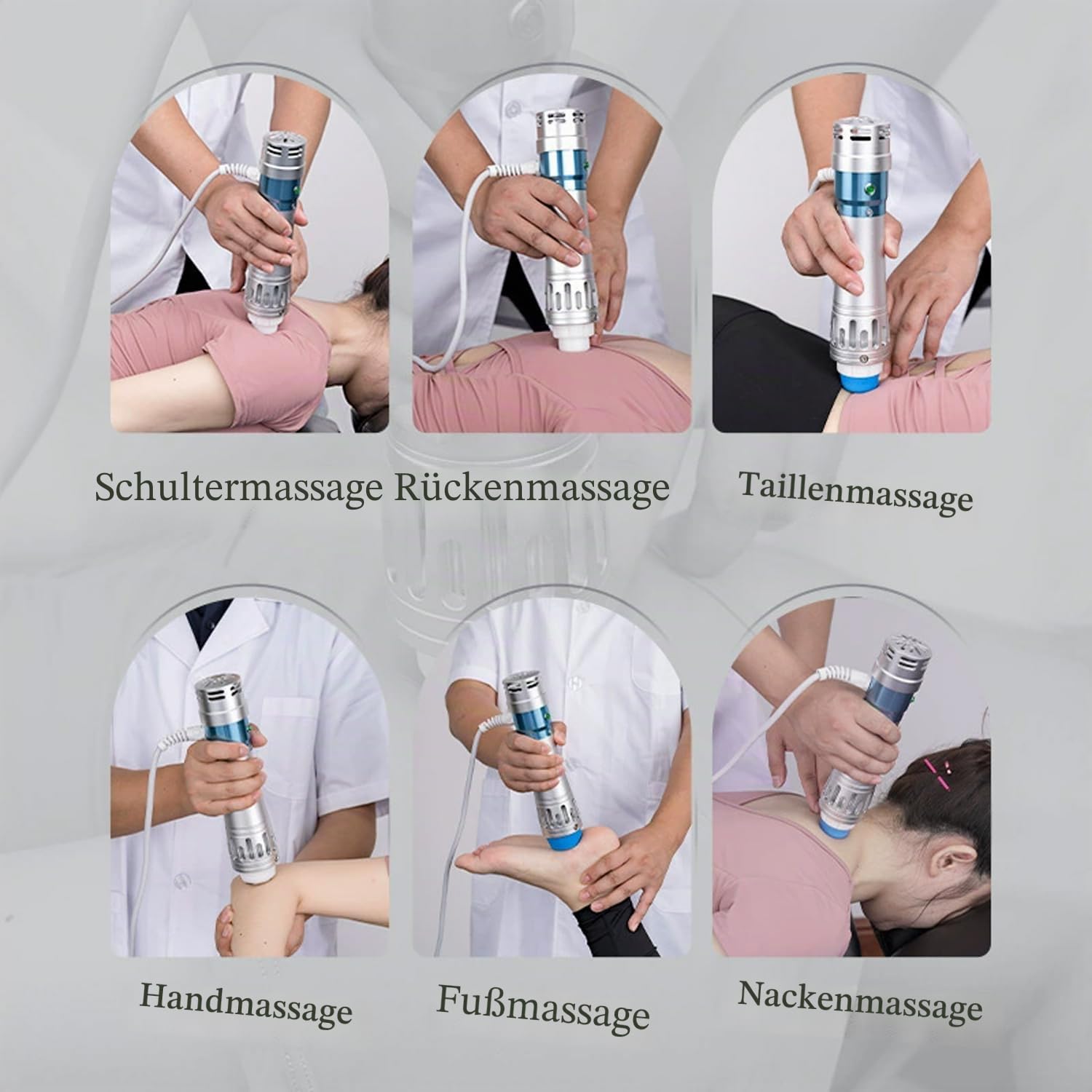 Extrakorporales Stoßwellentherapiegerät, Stoßwellentherapie Gerät ED, V100 Stoßwellen Schmerztherapie ESWT Professionelle Physiotherapie Massagegerät für Zuhause Spa Salon