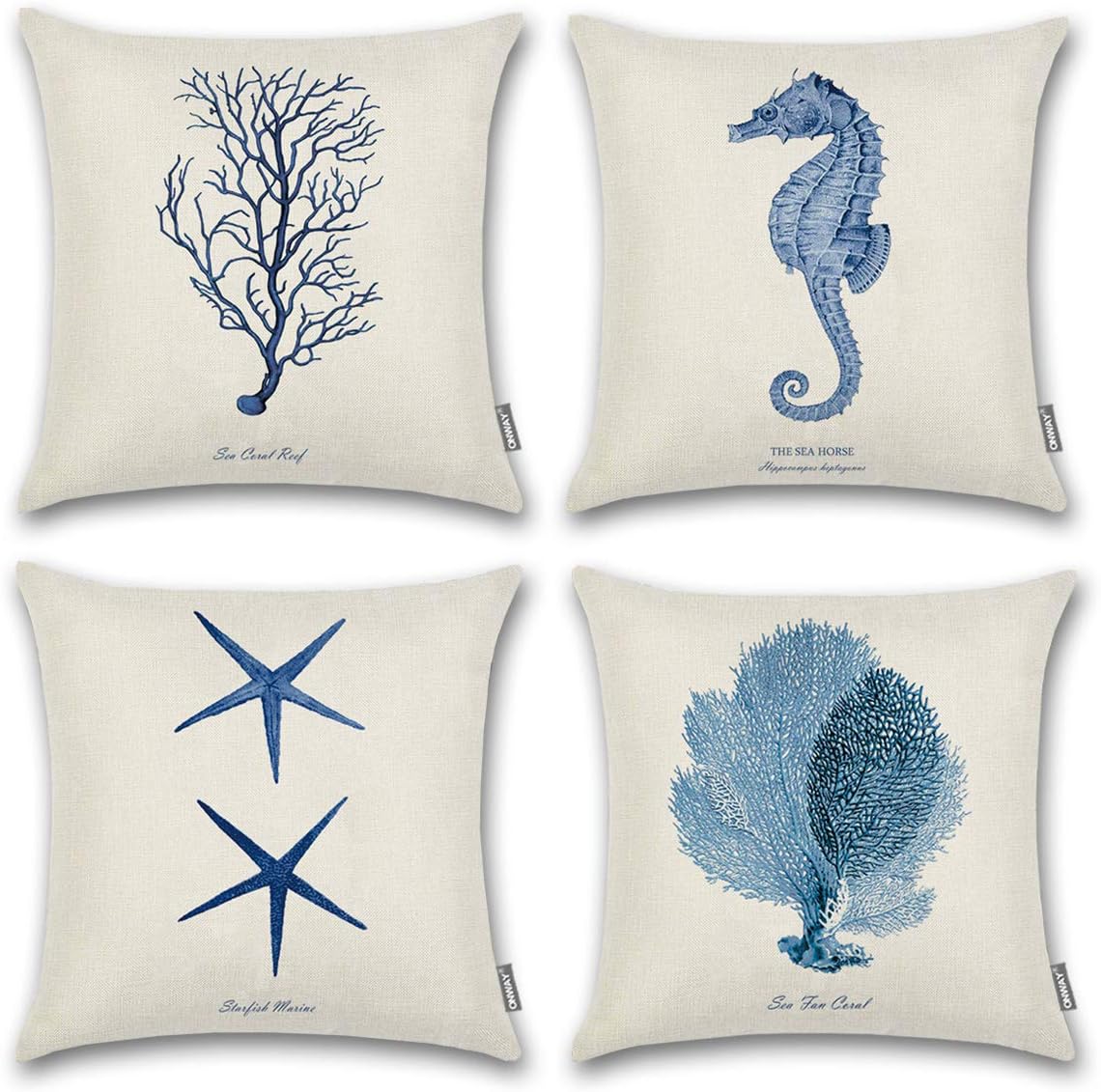 beachy pillows