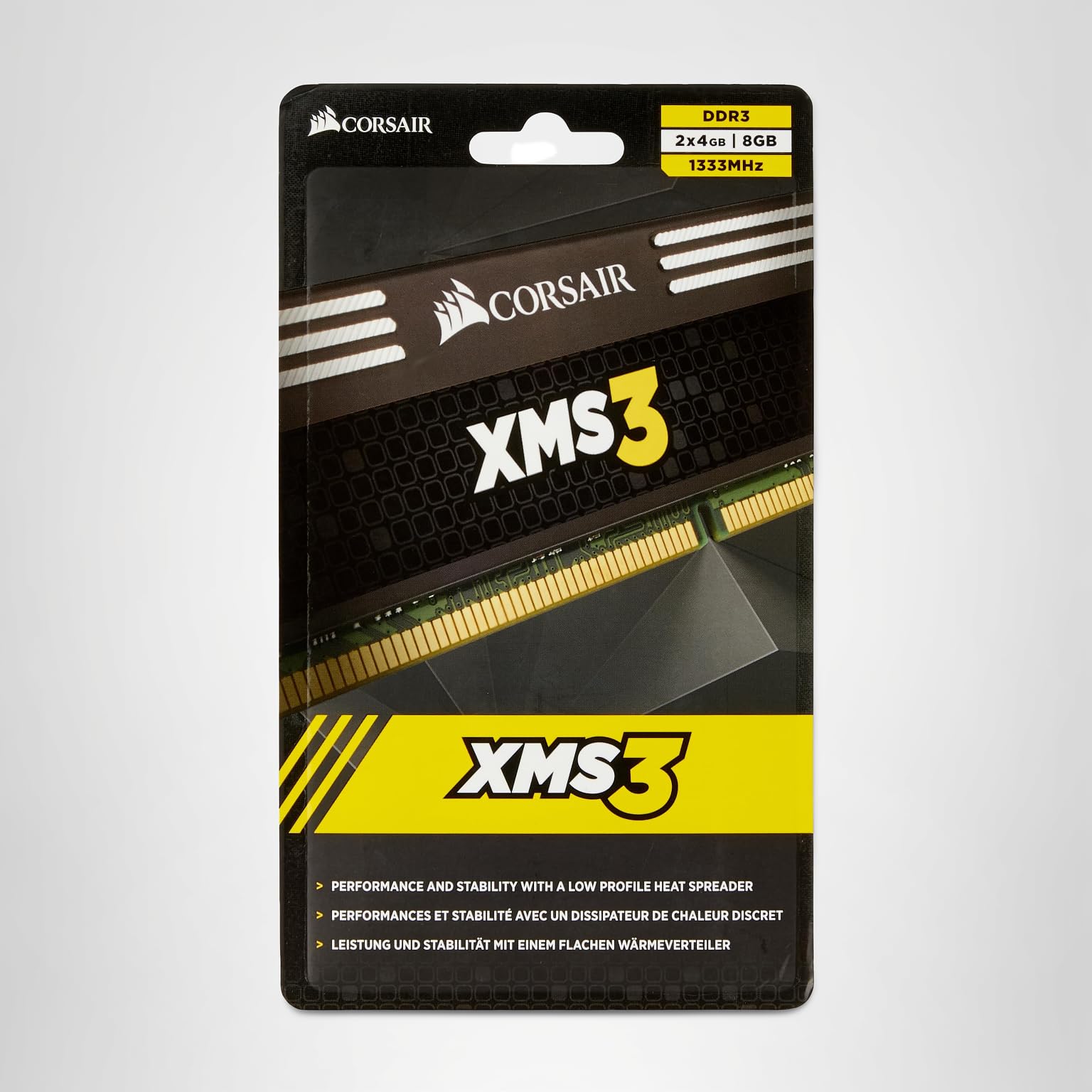 Corsair XMS3 8 GB (2 x 4GB) 1333 MHz PC3-10666 240-Pin DDR3 Memory